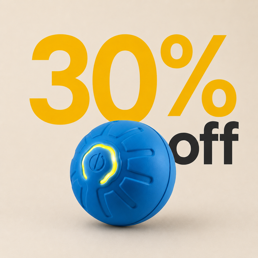 Pelota Interactiva con Movimiento Automático y Luces LED para Perros y Gatos