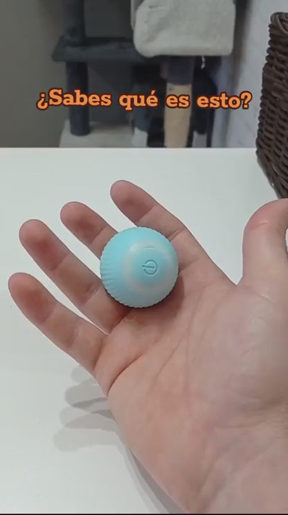 Pelota Interactiva con Movimiento Automático y Luces LED para Perros y Gatos